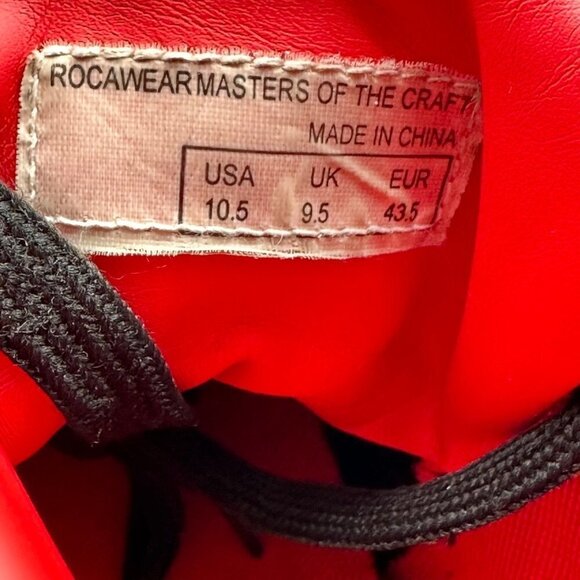 Roca WEAR Masters of the Craft Black & Red Sneakers - Mens Size 10.5 - Picture 10 of 10